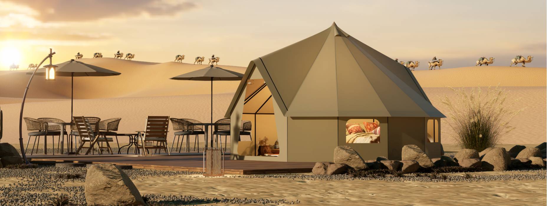 江南区露营酒店帐篷产品